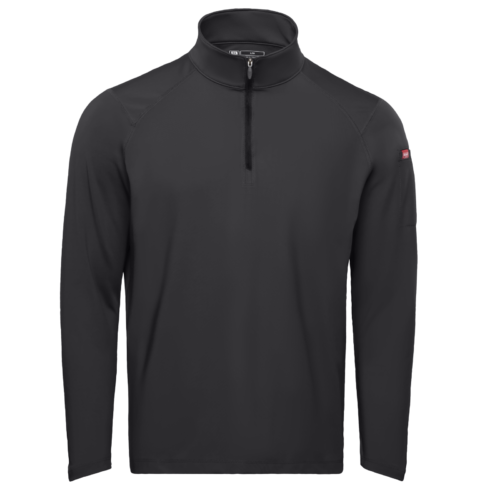 Custom Stretch-Knit Cadet Collar Utility Quarter-Zip Work Pullover Custom Stretch-Knit Cadet Collar Utility Quarter-Zip Work Pullover — garment development reference