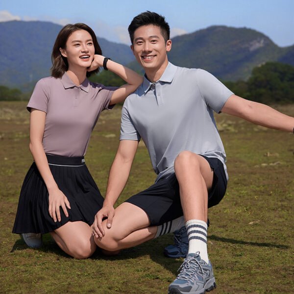 Custom Stretch Performance Work Polo Custom Stretch Performance Work Polo — garment development reference