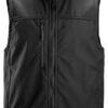Custom Stretch Softshell Work Vest with Reinforced Wear Zones Custom Stretch Softshell Work Vest with Reinforced Wear Zones — garment development reference