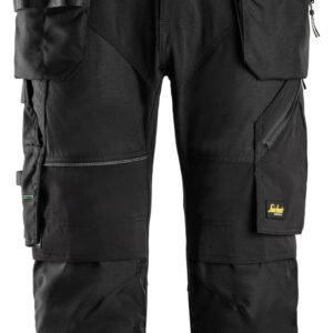 Custom Stretch Three-Quarter Work Shorts with Configurable Holster Tool Pockets — garment development reference