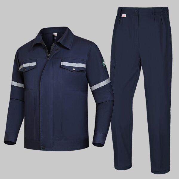 Custom Summer Long-Sleeve Reflective Workwear Set Custom Summer Long-Sleeve Reflective Workwear Set — garment development reference