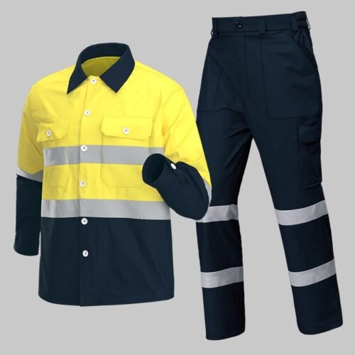 Custom Summer Mesh-Ventilated High-Visibility Workwear Set Custom Summer Mesh-Ventilated High-Visibility Workwear Set - additional same-model product view