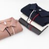 Custom Textured Piqué Long-Sleeve Work Polo with Rib Cuffs — reference garment view 7