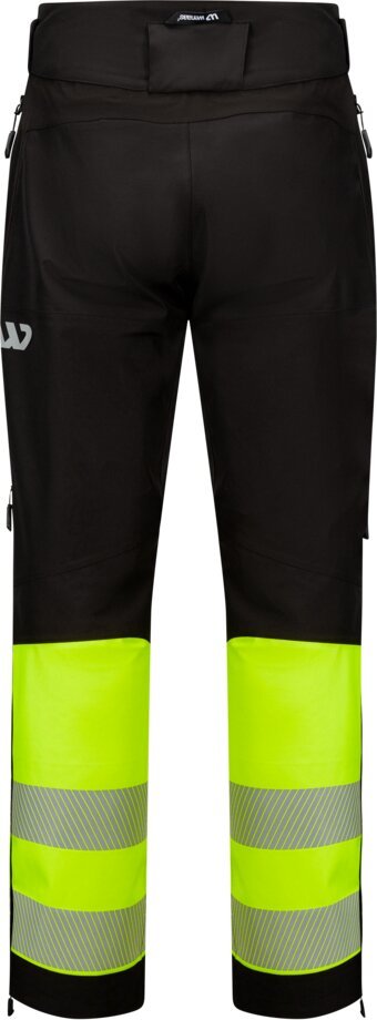 Custom Three-Layer Shell Work Trousers with Adjustable Waist and Reflective Trim Custom Three-Layer Shell Work Trousers with Adjustable Waist and Reflective Trim — reference garment view 3