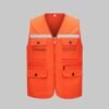 Custom Topstitched High-Visibility Utility Vest — reference garment view 6