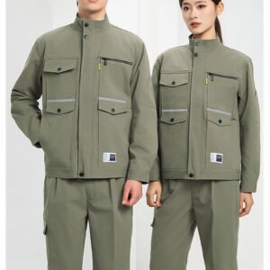 Custom Transitional Reflective Stretch Workwear Set — reference garment view 4