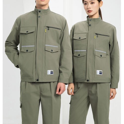 Custom Transitional Reflective Stretch Workwear Set Custom Transitional Reflective Stretch Workwear Set — reference garment view 4