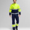 Custom Two-Tone Utility Work Jacket with Reflective Layout Options Custom Two-Tone Utility Work Jacket with Reflective Layout Options — reference garment view 2