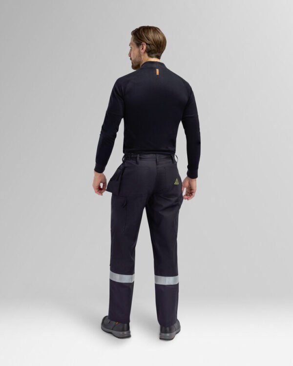 Custom Utility Work Trousers with Knee-Pad Pockets Custom Utility Work Trousers with Knee-Pad Pockets — reference garment view 3