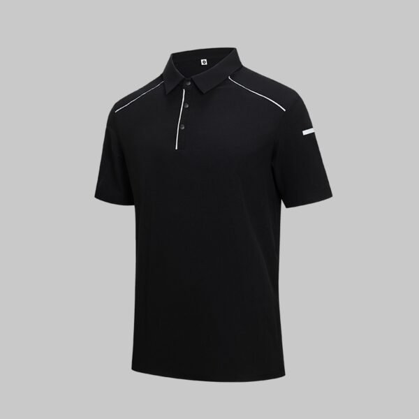 Custom Ventilated Reflective-Trim Work Polo Shirt Custom Ventilated Reflective-Trim Work Polo Shirt - additional same-model product view