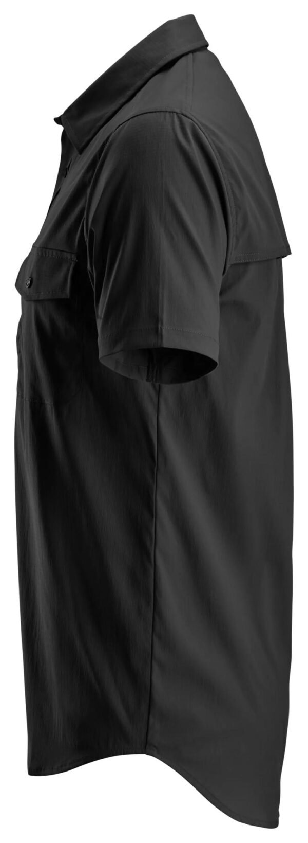 Custom Ventilated Short-Sleeve Wicking Work Shirt Custom Ventilated Short-Sleeve Wicking Work Shirt — reference garment view 4