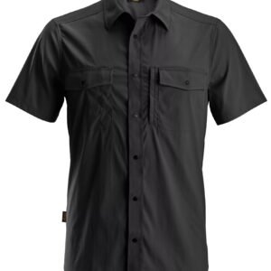 Custom Ventilated Short-Sleeve Wicking Work Shirt — garment development reference