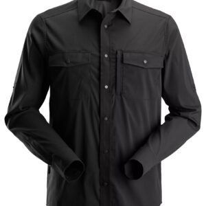 Custom Ventilated Stretch Long-Sleeve Field Work Shirt — garment development reference