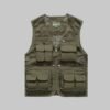 Custom Warm-Weather Mesh Utility Vest with Dimensional Pockets Custom Warm-Weather Mesh Utility Vest with Dimensional Pockets — garment development reference