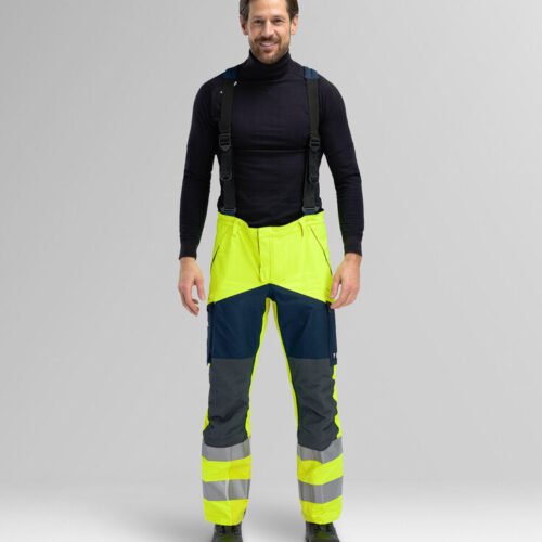 Custom Weather-Ready Reinforced Work Trousers with Detachable Braces — garment development reference