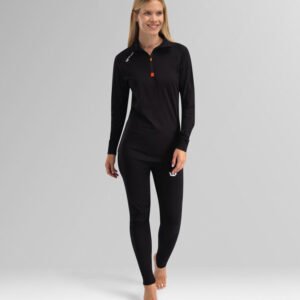 Custom Women’s FR Half-Zip Raglan Work Shirt — garment development reference