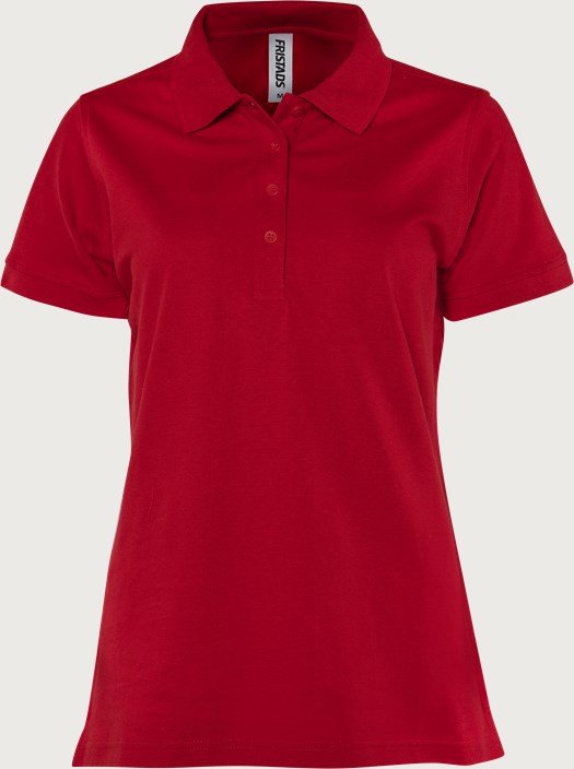 Custom Women’s Heavy Piqué Work Polo with Flat-Knit Collar Custom Women’s Heavy Piqué Work Polo with Flat-Knit Collar — garment development reference