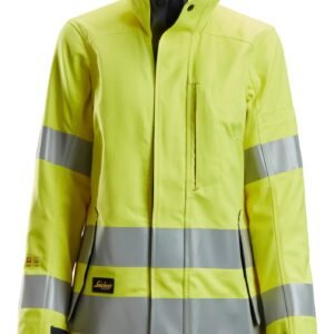 Custom Women’s High-Visibility Stretch-Back Work Jacket — garment development reference