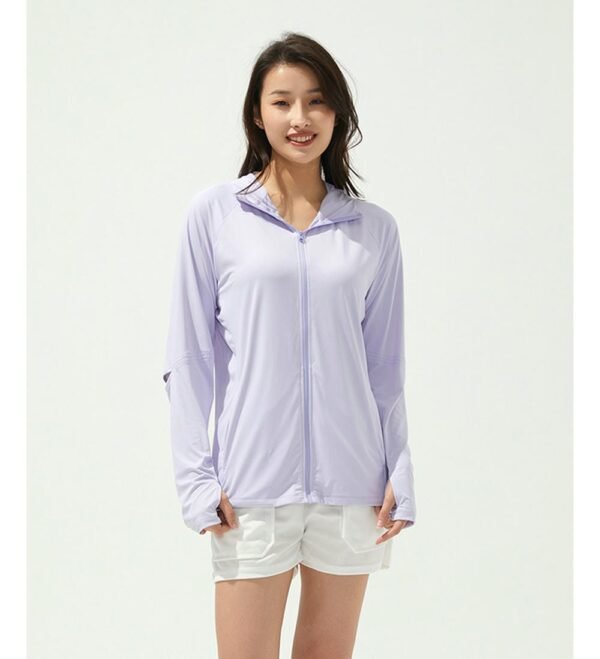 Custom Women’s Lightweight Hooded Summer Field Jacket Custom Women’s Lightweight Hooded Summer Field Jacket — reference garment view 2