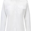 Custom Women’s Long-Sleeve Button-Front Uniform Shirt — reference garment view 2