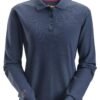 Custom Women’s Long-Sleeve Pique Work Polo with Side Slits Custom Women’s Long-Sleeve Pique Work Polo with Side Slits — garment development reference
