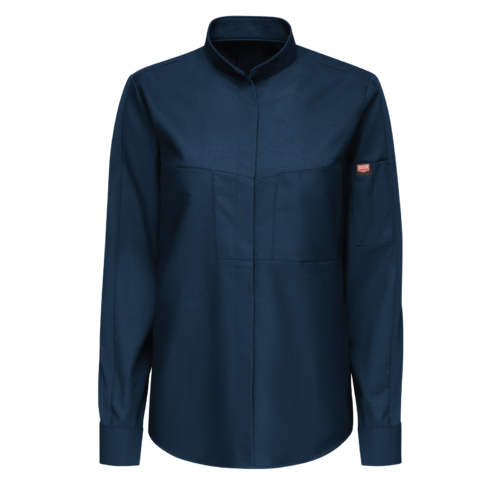 Custom Women’s Long Sleeve Ventilated Ripstop Work Shirt Custom Women’s Long Sleeve Ventilated Ripstop Work Shirt — garment development reference