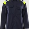 Custom Women’s Metal-Free Long-Sleeve Protective Work Shirt Arc Flash Shirt — Flamestat shirt woman 7099 ATS garment reference