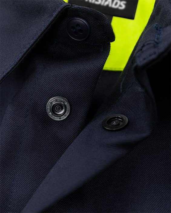 Custom Women’s Metal-Free Long-Sleeve Protective Work Shirt — reference garment view 3