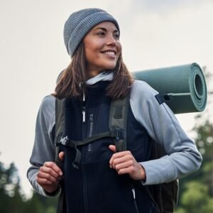 Custom Women’s Stretch Micro-Pile Fleece Work Vest — garment development reference