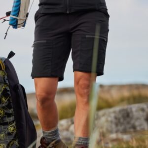 Custom Women’s Stretch-Panel Outdoor Work Shorts — garment development reference