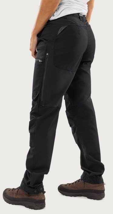 Custom Women’s Stretch-Panel Utility Work Trousers Custom Women’s Stretch-Panel Utility Work Trousers — garment development reference