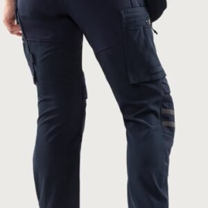 Custom Women’s Stretch Trades Trousers with Reinforced Panels — garment development reference