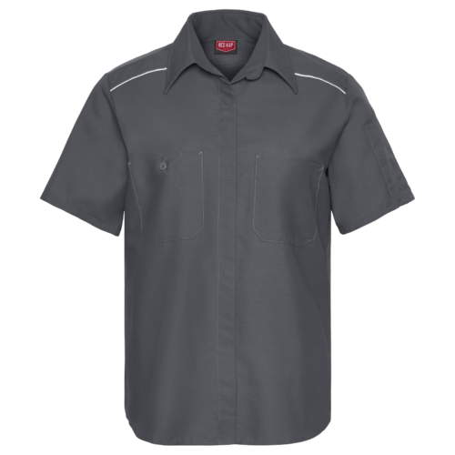 Custom Women’s Ventilated Short-Sleeve Utility Work Shirt — garment development reference