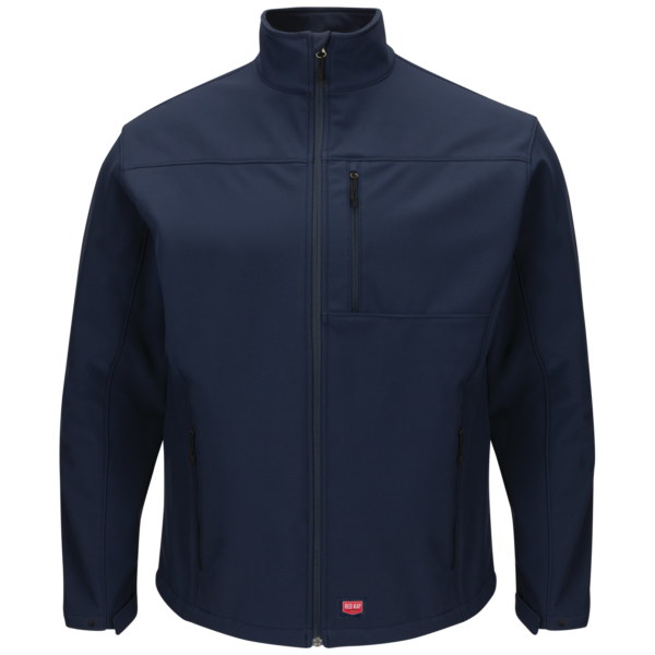 OEM Fleece-Backed Stretch Soft-Shell Work Jacket OEM Fleece-Backed Stretch Soft-Shell Work Jacket — garment development reference
