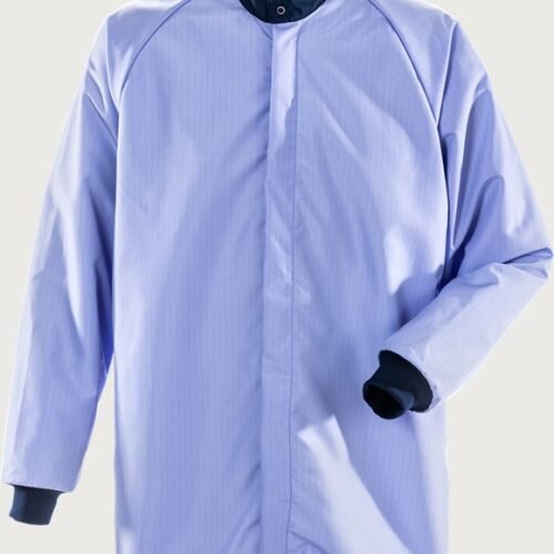Private-Label Controlled-Environment Raglan Cleanroom Coat — garment development reference