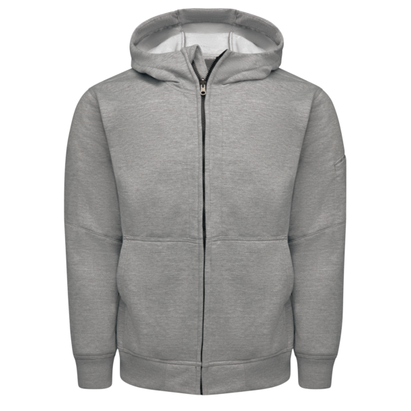 Private Label Full-Zip Utility Work Hoodie Jacket Private Label Full-Zip Utility Work Hoodie Jacket — garment development reference