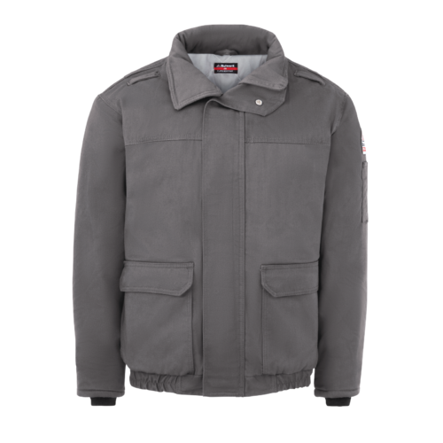 Private-Label Insulated Cold-Store Bomber Jacket — garment development reference