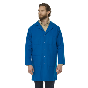 Private-Label Long Industrial Laboratory Coat — garment development reference