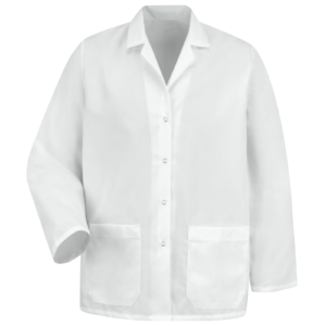 Private-Label Women’s Notched-Lapel Counter Coat with Concealed Snaps — garment development reference
