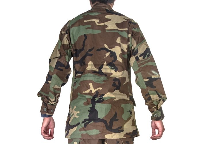 Camouflage Uniform — Propper Woodland BDU Coat Back View reference