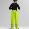 Custom High-Visibility Rain Bib Trousers — Reference Style reference garment view 2; alternate color where shown Custom High-Visibility Rain Bib Trousers — Reference Style reference garment view 2; alternate color where shown