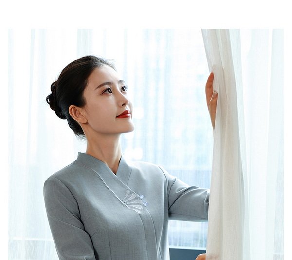 Women’s Cold-Weather Crossover Housekeeping Tunic Women’s Cold-Weather Crossover Housekeeping Tunic - additional product view