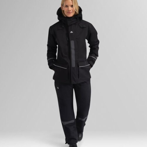 Women’s Insulated Cold-Store Work Jacket Development Women’s Insulated Cold-Store Work Jacket Development — reference garment view 2