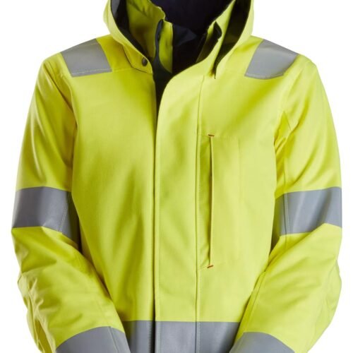 Women’s Insulated High-Visibility Hood Work Jacket Women’s Insulated High-Visibility Hood Work Jacket — garment development reference