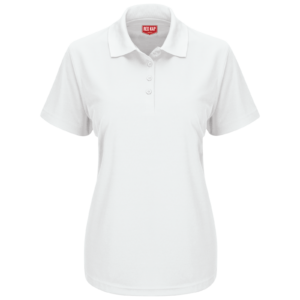 Women’s Pocketless Performance Work Polo Development — garment development reference