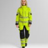 Women’s Stretch-Panel High-Visibility Work Jacket Women’s Stretch-Panel High-Visibility Work Jacket — garment development reference