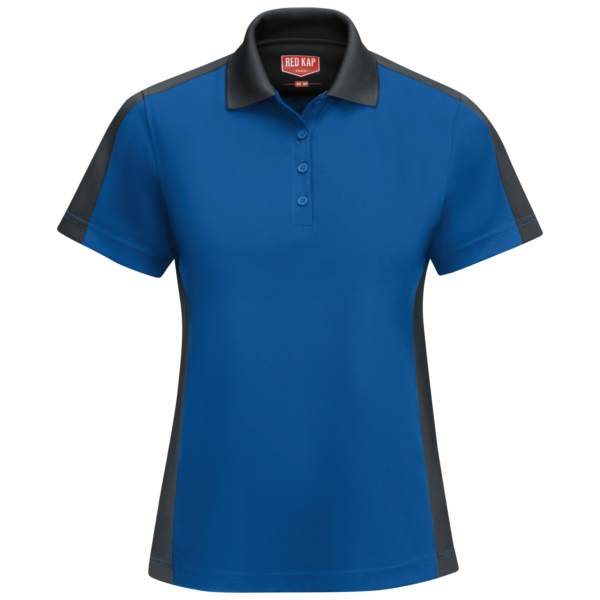 Women’s Two-Tone Micro-Mesh Work Polo Women’s Two-Tone Micro-Mesh Work Polo — garment development reference